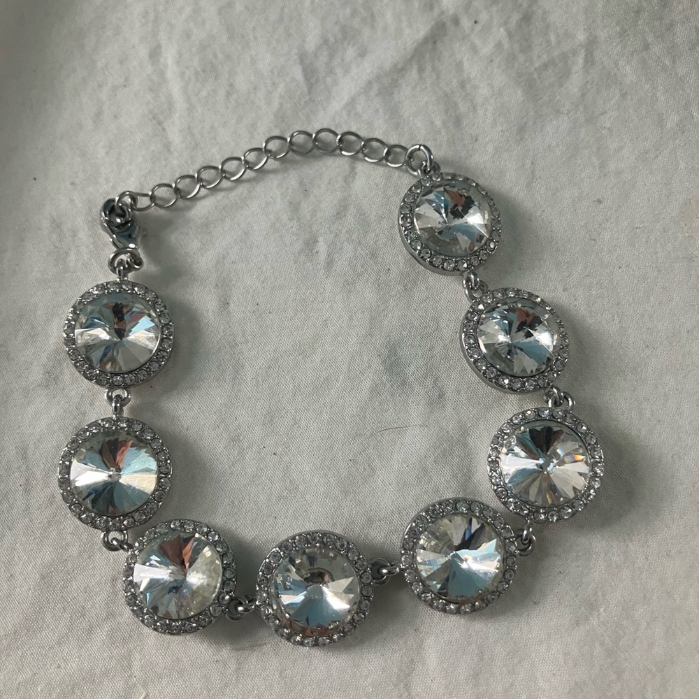 Silver Crystal Bracelet